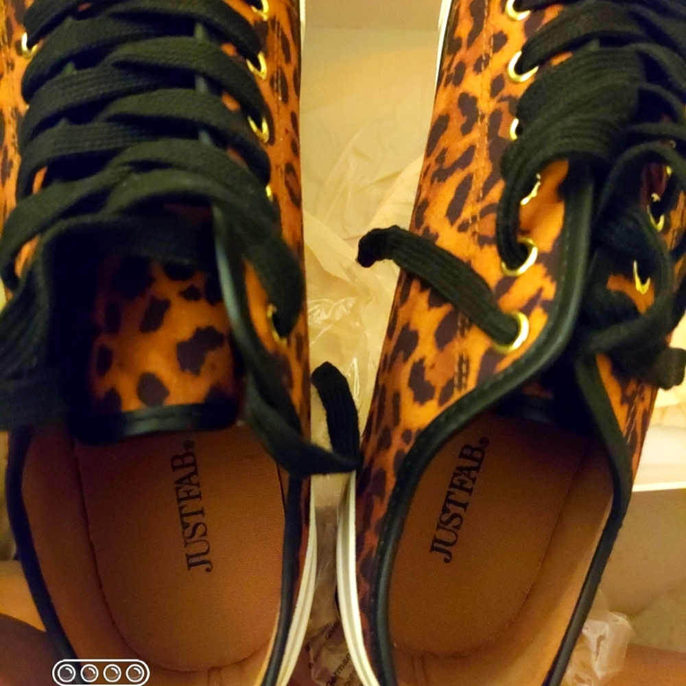 Womens Animal Print Sneakers
